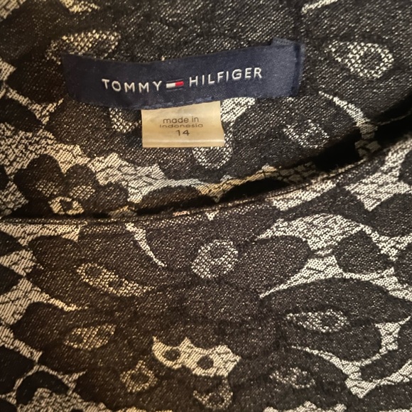Black Floral Tommy Hilfiger dress - Picture 3 of 5